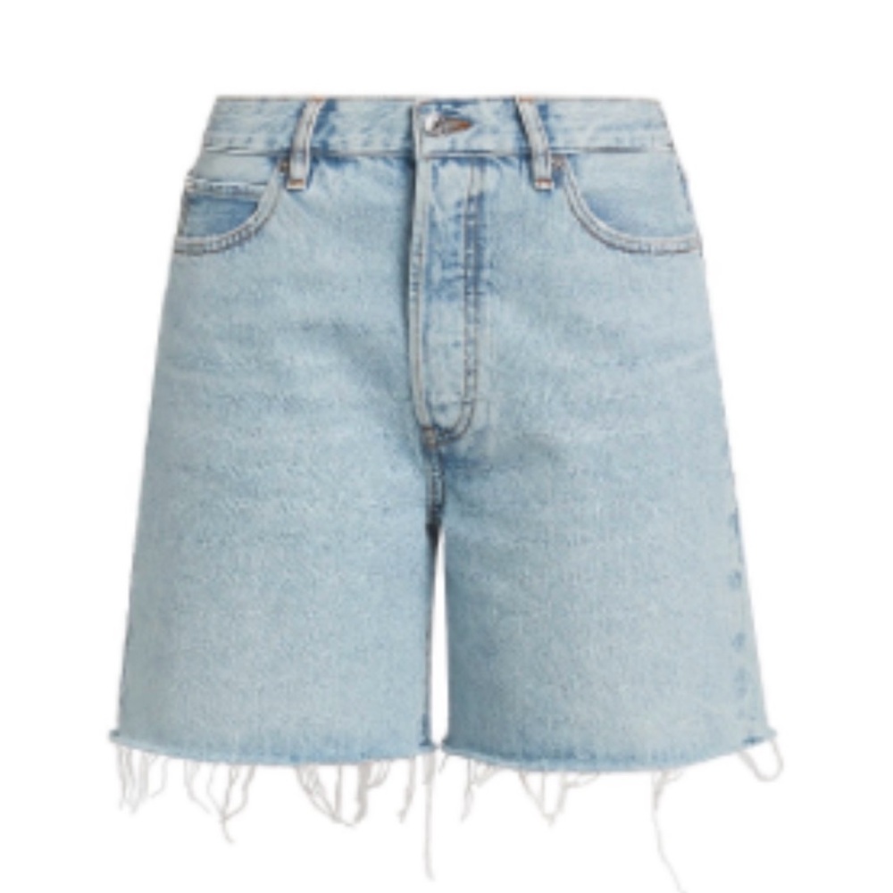Frame - Timeless raw edge denim shorts NWT